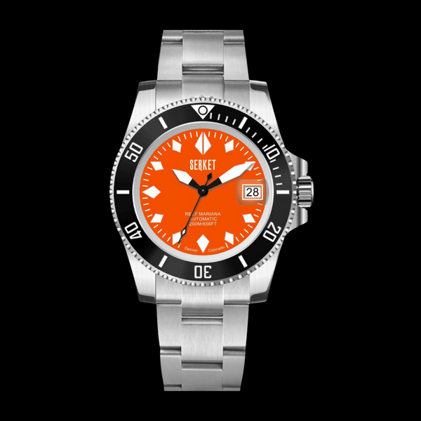 REEF MARIANA DIVER - Orange Dial Black Bezel 40MM