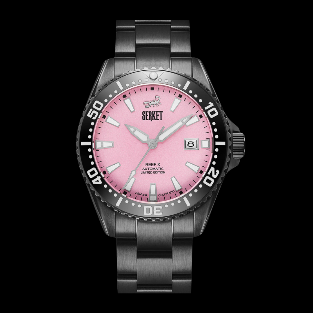 Serket Watch Co Reef X Diver — Pink