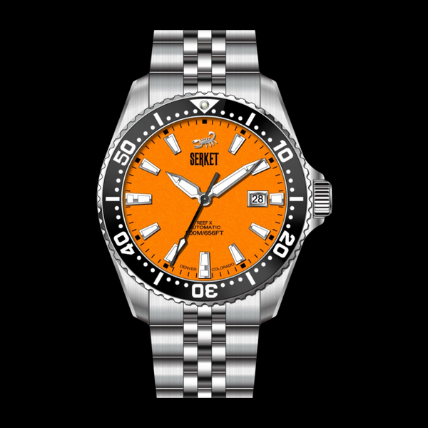 REEF X AUTOMATIC DIVER - Habanero 43MM Jubilee Bracelet