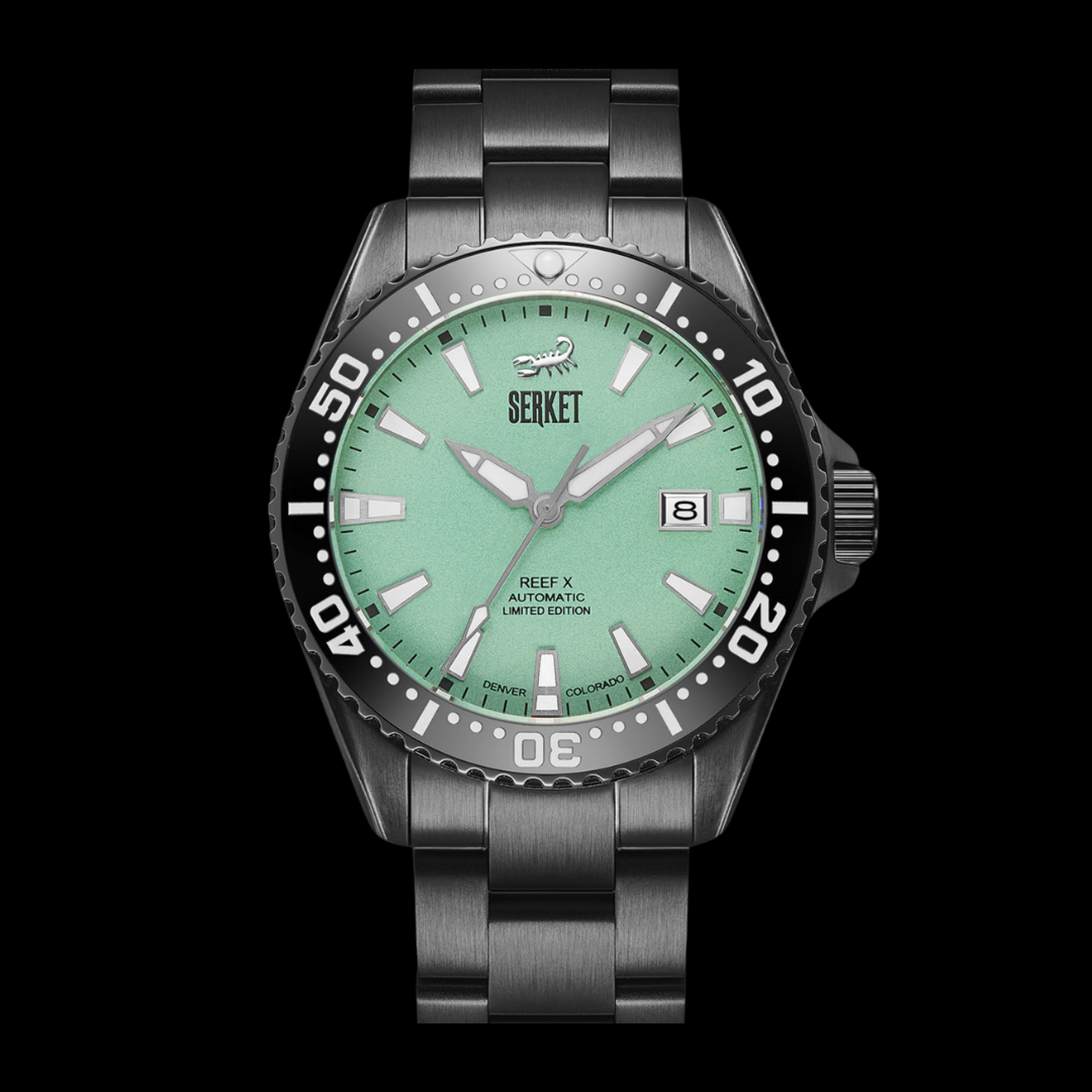 reef Shop Reef X Diver Mint Green Black DLC Limited Edition 43mm Preorder