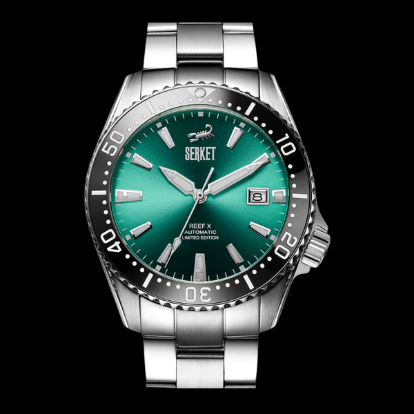 REEF X AUTOMATIC DIVER Viridian Green Limited Edition 42.5MM