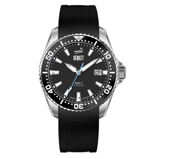 REEF X AUTOMATIC DIVER - Onyx Black 43MM Oyster Bracelet PREORDER