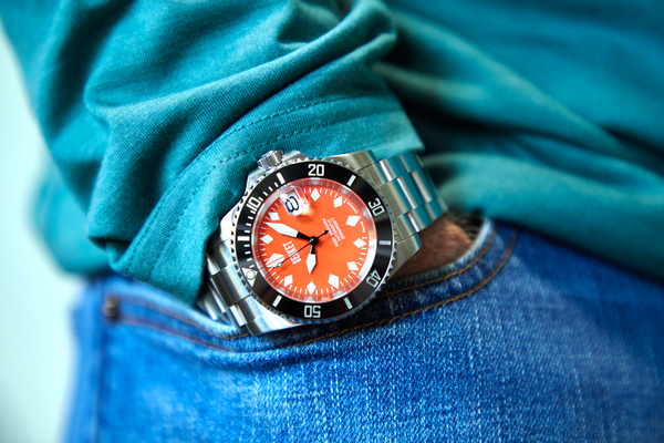 REEF MARIANA DIVER - Orange Dial Black Bezel 40MM