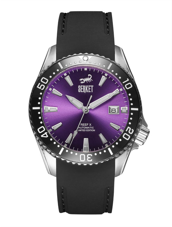 REEF X AUTOMATIC DIVER Violet Purple Limited Edition 42.5MM