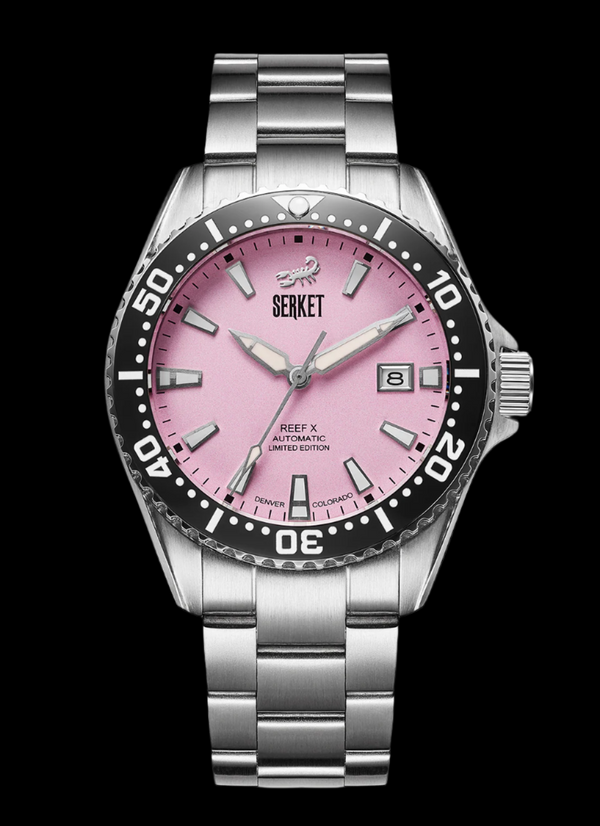 REEF X AUTOMATIC DIVER - Cotton Candy Limited Edition 43MM