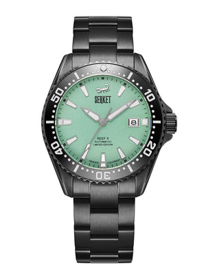 Reef X Diver Mint Green Black DLC Limited Edition 43mm Preorder