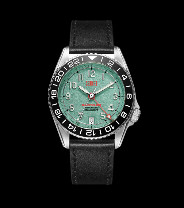 BLACKPOOL GMT AUTOMATIC-Tiffany Blue 39MM