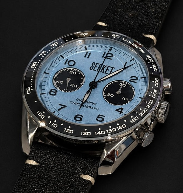 OVERDRIVE MECHANICAL CHRONOGRAPH Lotus Blue 42MM