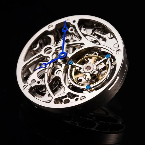 TOURBILLON - Stainless Steel Case Black Dial 42MM