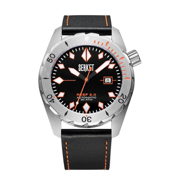 REEF DIVER 2.0 Steel-Black Diving Watch 46MM