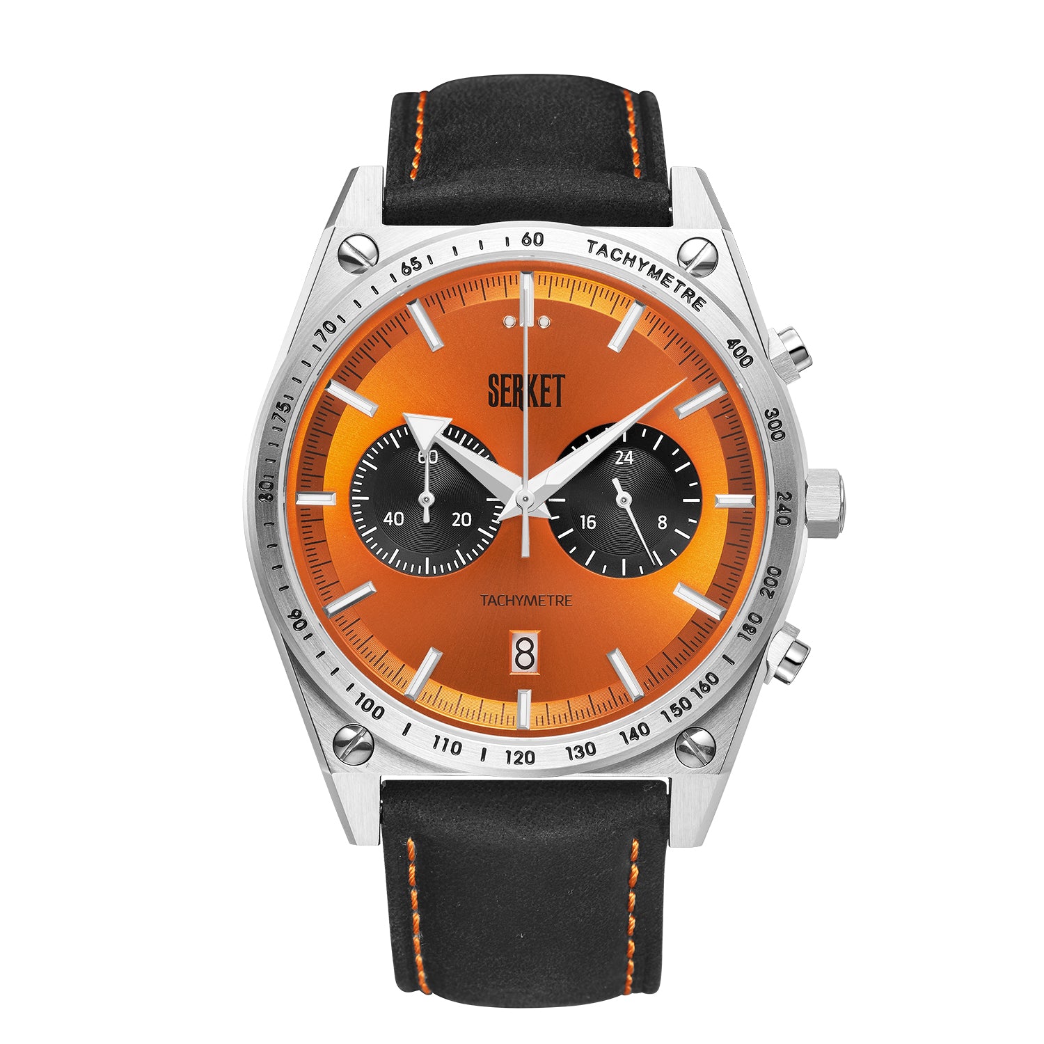 Buy Serket Tachymetre Watch Orange Serket Watch Company