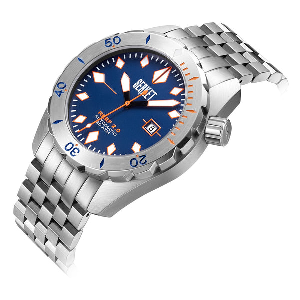 REEF DIVER 2.0 Steel-Blue Diving Watch 46MM