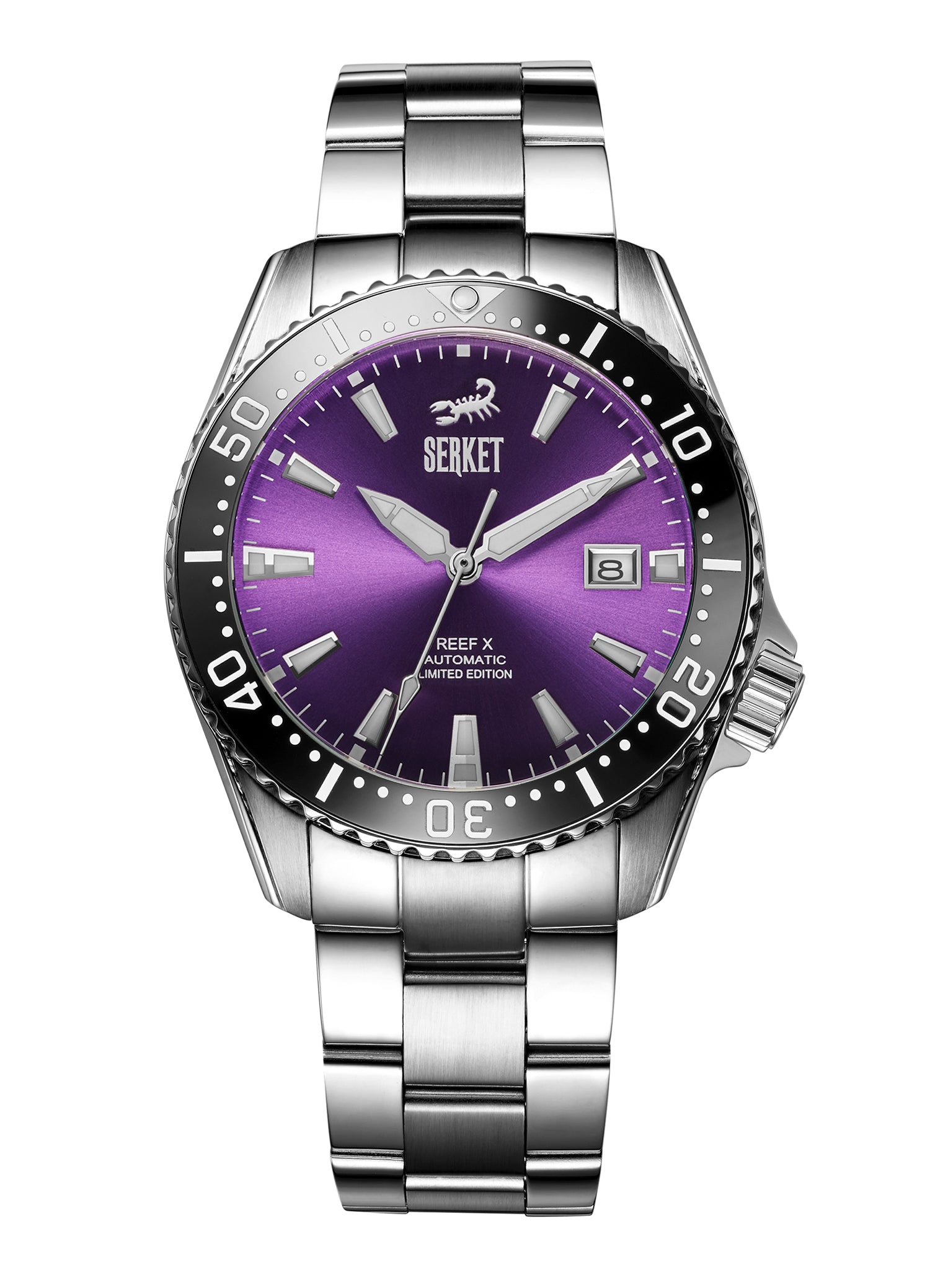 Field Watch Black PVD - Olive Dial Purple Dive