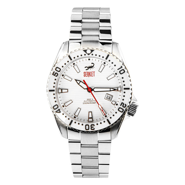 REEF X DIVER-Arctic White Diving Watch 42.5MM